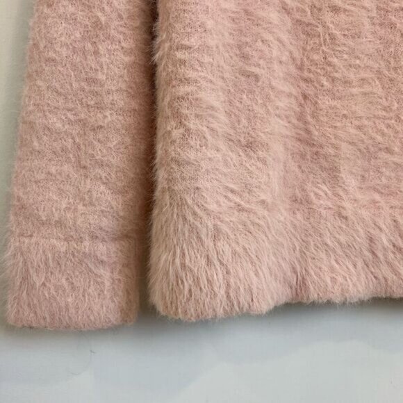 Vintage Unbranded Women’s Large Pink Plush Teddy Pullover Crewneck Sweater - Picture 2 of 12